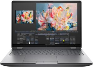 DP7T4ET#AKD HP ZBook 8 G2i 16'' WUXGA 400 Nits 5MP+IR Cam U7-356H 32GB DDR5-5600Mhz (1x32GB) 1TB SSD RTX PRO 500 Blackwell 6GB GDDR7 W11P 3YW On-Site NBD zonder Adapter Kleur: Zilvergrijs