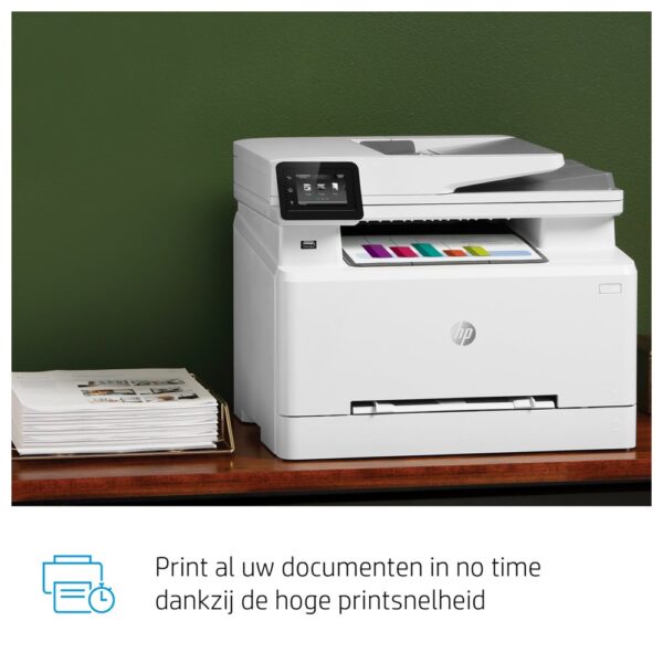 HP Color LaserJet Pro MFP M283fdw, Printen, kopiëren, scannen, faxen, Printen via USB-poort aan voorzijde; Scannen naar e-mail; Dubbelzijdig printen; ADF voor 50 vel ongekruld - Afbeelding 15