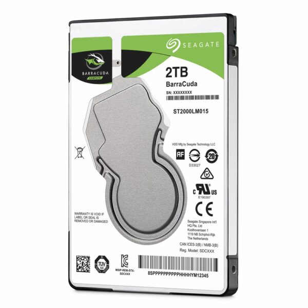 Seagate Barracuda 2.5" 2.5" 2000 GB SATA III - Afbeelding 4