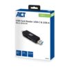 ACT AC6375 geheugenkaartlezer USB 3.2 Gen 1 (3.1 Gen 1) Zwart - Afbeelding 4