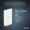 NETGEAR Insight Cloud Managed WiFi 6 AX1800 Dual Band Outdoor Access Point (WAX610Y) - Afbeelding 3
