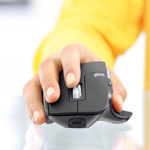 Logitech MX Master 3 muis Rechtshandig RF-draadloos + Bluetooth Laser 4000 DPI - Afbeelding 3