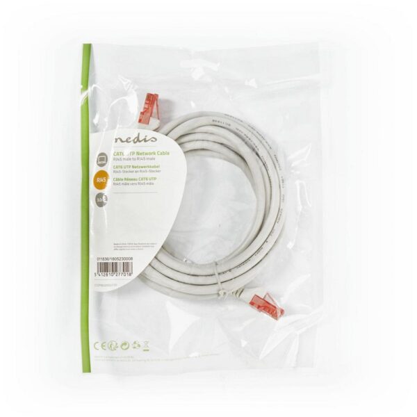 Nedis CCGP85200GY30 netwerkkabel Grijs 3 m Cat6 U/UTP (UTP) - Afbeelding 5