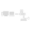ACT AC6300 interface hub USB 3.2 Gen 1 (3.1 Gen 1) Type-A 5000 Mbit/s Zwart - Afbeelding 4