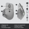 Logitech MX Master 3 muis Rechtshandig RF-draadloos + Bluetooth Laser 4000 DPI - Afbeelding 15