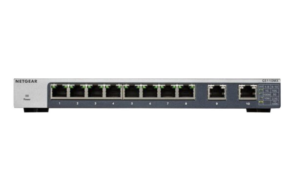 NETGEAR GS110MX Unmanaged 10G Ethernet (100/1000/10000) Zwart - Afbeelding 4