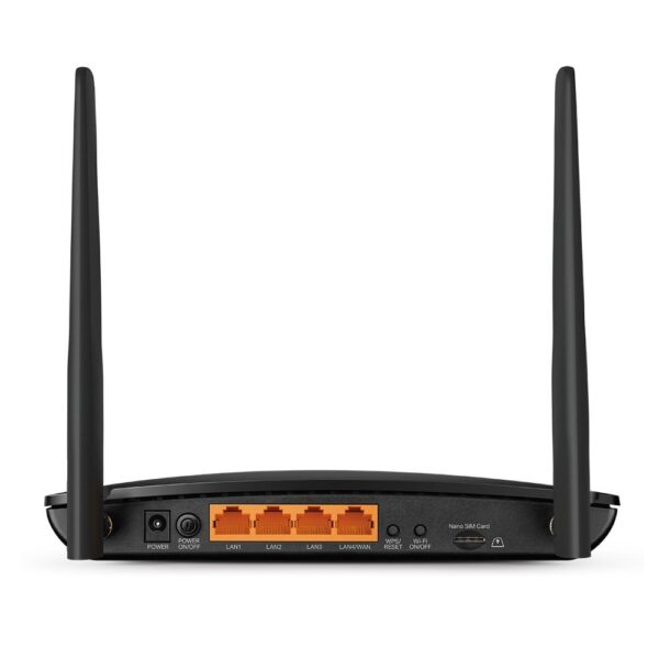 TP-Link Archer MR500 draadloze router Gigabit Ethernet Dual-band (2.4 GHz / 5 GHz) 4G Zwart - Afbeelding 3
