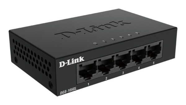 D-Link DGS-105GL/E netwerk-switch Unmanaged Gigabit Ethernet (10/100/1000) Zwart - Afbeelding 3