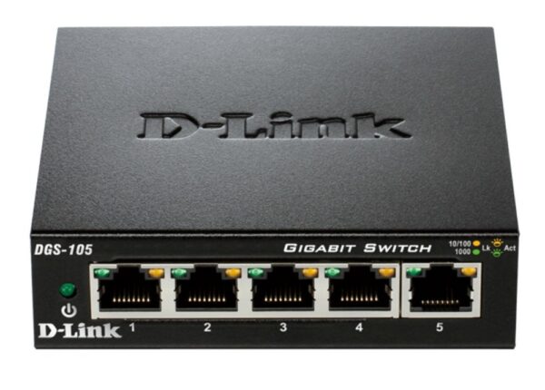 D-Link DGS-105 netwerk-switch Unmanaged Zwart - Afbeelding 3