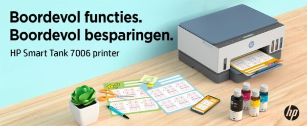 HP Smart Tank 7006 All-in-One, Printen, scannen, kopiëren, draadloos, Scans naar pdf - Afbeelding 11