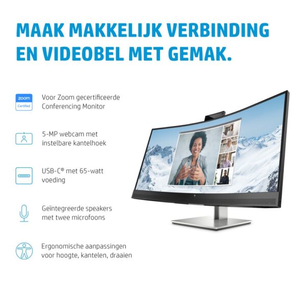 HP E34m G4 86,4 cm (34") 3440 x 1440 Pixels Wide Quad HD Zwart - Afbeelding 13
