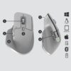 Logitech MX Master 3 muis Rechtshandig RF-draadloos + Bluetooth Laser 4000 DPI - Afbeelding 8