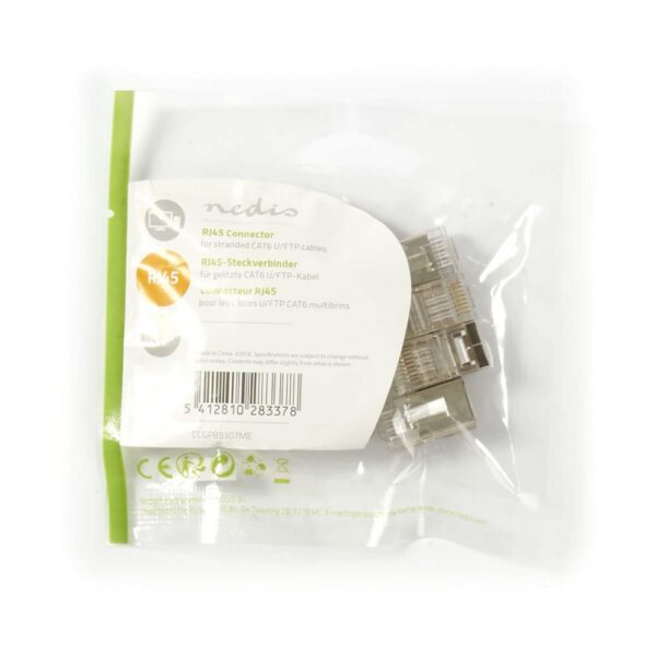 Nedis CCGP89307ME kabel-connector Rj-45 Metallic, Transparant - Afbeelding 5