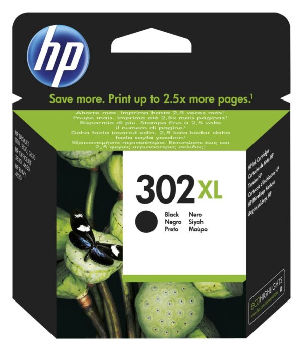 HP 302XL originele high-capacity zwarte inktcartridge - Afbeelding 3