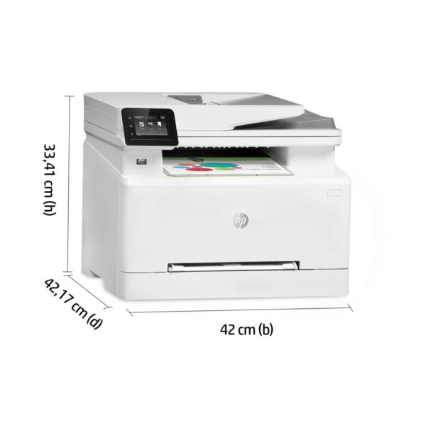 HP Color LaserJet Pro MFP M283fdw, Printen, kopiëren, scannen, faxen, Printen via USB-poort aan voorzijde; Scannen naar e-mail; Dubbelzijdig printen; ADF voor 50 vel ongekruld - Afbeelding 19