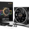be quiet! Light Wings | 140mm PWM Triple Pack high-speed Computer behuizing Ventilator 14 cm Zwart 3 stuk(s) - Afbeelding 7