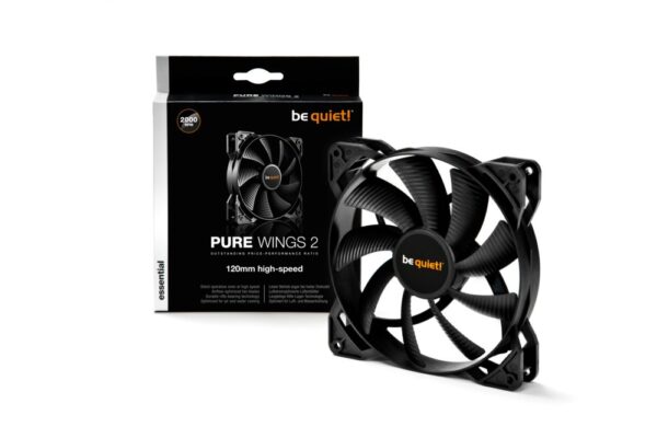be quiet! Pure Wings 2 120mm high-speed Computer behuizing Ventilator 12 cm Zwart - Afbeelding 3