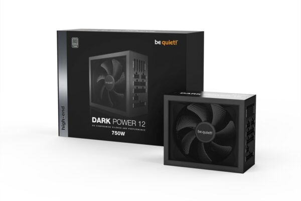 be quiet! DARK POWER 12 750W power supply unit 20+4 pin ATX ATX Zwart RENEWED - Afbeelding 4