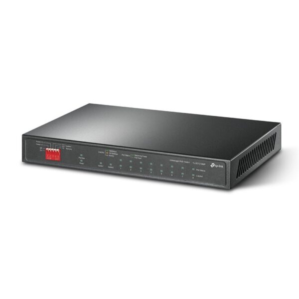TP-LINK TL-SG1210MP netwerk-switch Unmanaged Gigabit Ethernet (10/100/1000) Power over Ethernet (PoE) Zwart - Afbeelding 4