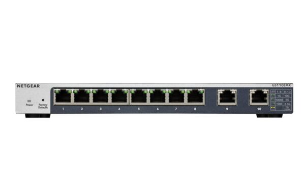 Netgear GS110EMX Managed L2 10G Ethernet (100/1000/10000) Zwart - Afbeelding 5
