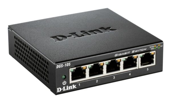 D-Link DGS-105 netwerk-switch Unmanaged Zwart - Afbeelding 4