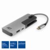 ACT AC7052 USB-C Hub 3 port met cardreader en PD pass through - Afbeelding 3