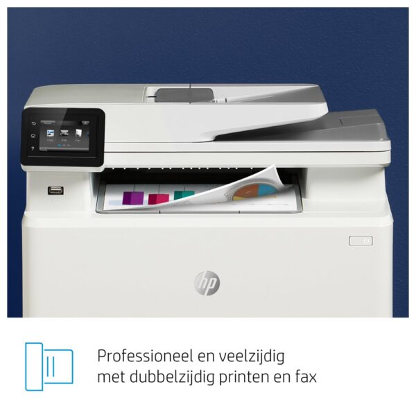 HP Color LaserJet Pro MFP M283fdw, Printen, kopiëren, scannen, faxen, Printen via USB-poort aan voorzijde; Scannen naar e-mail; Dubbelzijdig printen; ADF voor 50 vel ongekruld - Afbeelding 11